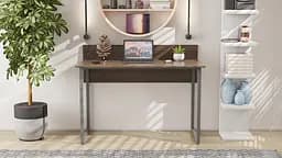 Комп'ютерний стіл Ferrum-decor Скай 75x100x70 сірий ДСП Дуб Сонома Труфель 16мм (FRD-101563)