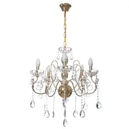 Люстра підвісна Brille кришталева свічка E14 60W (BCL-658S/5)