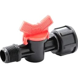 Кран кульовий Presto-PS із зовнішньою та внутрішньою різьбю 1/2 на 3/4 дюйма 10 шт. (MF-011234)