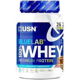 Протеїн USN Blue Lab 100% Whey Premium Protein Caramel chocolate 908 г