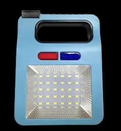 Ліхтар перенесення.з ручкою "Тривога" LED синій кемпінг 30диод. АКБ (4реж.+шнурUSB+соняч.батар)(R168В) R