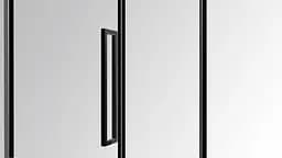 Душова кабіна Eger A Lany 100x100 п'ятикутна з піддоном 599-553 Black - мініатюра 3