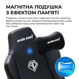 Ігрове крісло Anda Seat Kaiser 3E Maroon PVC Size XL (AD23YC-XL-09-A-PV/C-A01) - мініатюра 9
