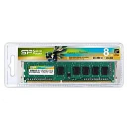 Модуль пам'яті для комп'ютера DDR3 8GB 1600 MHz Silicon Power (SP008GBLTU160N02) - мініатюра 2