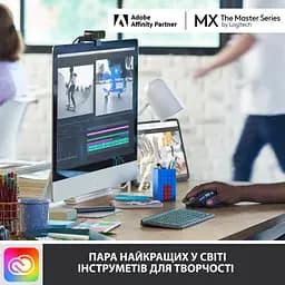 Клавіатура Logitech MX Keys Mini Minimalist Wireless US Pale Grey 920-010499 - мініатюра 9