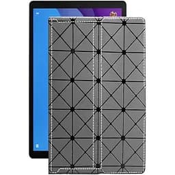 Чехол StatusCASE из экокожи для планшета Lenovo Tab M10 HD TB-X306 (2 Gen) Серый ромб