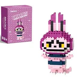 Дитячий конструктор Bricks Зайчик Лабубу фіолетовий на 150 деталей (2011)