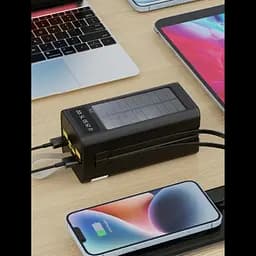 Power Bank 7GO GPW-01, ємність 50000 mAh, сонячна зарядка, швидка зарядка PD 22.5 W - мініатюра 3