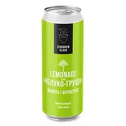 Напиток адаптогенный Beermaster Brewery Zerobrew Яблоко-груша среднегазированная 0.33 л