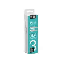 Дата кабель USB-C to Lightning 1.0m 3A white ColorWay (CW-CBPDCL032-WH) - мініатюра 5