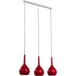 Люстра ALFA Vetro Red 20513