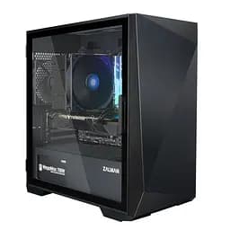 Zalman Корпус Z1 Iceberg, без БП, 2xUSB3.0, 1xUSB2.0, 3x120mm Black fans, TG Side Panel, mATX, Black