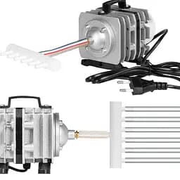 Компресор Kruger Meier OxyPure Breeze 2400 для ставка 1200 л/год з розподільником на 6 виходів - мініатюра 6