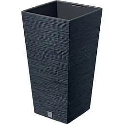 Горщик для квітів Prosperplast Furu з вкладкою 35 л антрацит (57741-433)