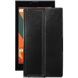 Чохол StatusCASE з екошкіри для планшету Bravis NB76 Чорний матовий