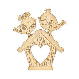 Фігурка для розфарбовування та декорування "Закохані пташки -2" FDZ-088