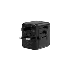 Мережевий фільтр WIWU 25W Warrior GaN Universal Adapter 2C1A Wi-UA011 Black (6977703656626) - мініатюра 5