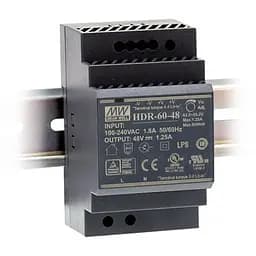 Блок живлення HDR-60-48 Mean Well на DIN-рейку (43-00520) - мініатюра 3
