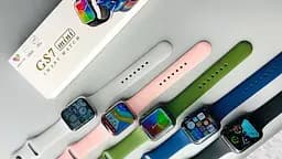 Золотий смарт-годинник Smart Watch GS7 MINI 41 мм, Фітнес годинник з тонометром та пульсоксиметром - мініатюра 4