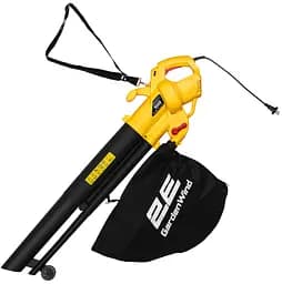 Воздуходув-пылесос садовый сетевой GardenWind 3000Вт 3в1 250км/час мешок 40л 2.7кг 2E teh0016542