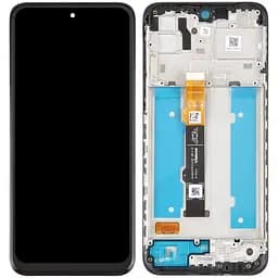 Дисплей Motorola XT2173-3 Moto G31 чорний, Amoled оригінал PRC, з рамкою