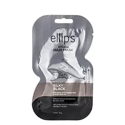 Маска для темных волос Ellips Silky Black с про-кератиновым комплексом 18г (0028)