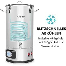 Пивоварня Klarstein Mashfest 35 л 1500/3000 Вт (10033341) - мініатюра 3