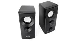 Колонки 2.0 REAL-EL S-90 Black, 2 x 3 Вт, пластиковий корпус, живлення от USB, керування спереду - мініатюра 4