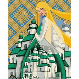 Картина по номерам Ideyka Берегиня Свято-Троицкого Собора ©mosyakart KHO2604 40х50 см