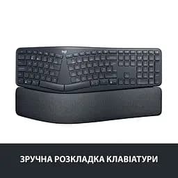 Клавіатура Logitech ERGO K860 for Business Bluetooth/Wireless UA Black [920-010352] [81153] - мініатюра 4