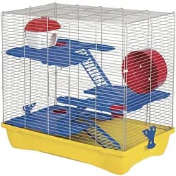 Клітка для хом'яка Hamster 12 58x32x54 см жовта (G173.44)
