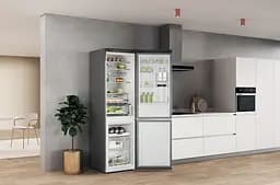 Холодильник Whirlpool 202.7x59.6х67.8 холодильне відділення 263 л морозильне відділення 104 л 2 двері А++ NF дисплей зона нульова нержавіюча сталь (W7X92OOXUA) - мініатюра 4