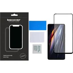 Захисне скло BeCover для Tecno POVA Neo 3 (LH6n) Black (710045) - мініатюра 2