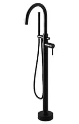 Смеситель для ванны Kohlman Roxin Black напольный QF1165RB Черный матовый