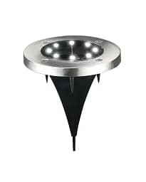 Вуличний світильник на сонячній батареї Goldlux 330246 Solly LED 6500K IP44 сріблястий