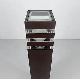 Вуличний ліхтар-стовп в корпусі кольору Coffee 80 см | Line F | Арт. 8024 80CM CF (стовп) - мініатюра 6