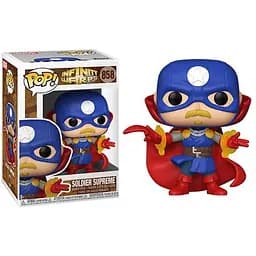 Фігурка Фанко Поп Найбільший Солдат Funko Pop Infinity Wars Нескінченні війни Soldier Supreme 10 см FP M 858