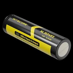 Акумулятор 21700+ Power Bank Nitecore NL2150RX 5000mAh 8А 3.6V (Чорно-жовтий) - мініатюра 2