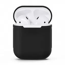 Чехол для наушников MAKE Apple AirPods 1/2 Silicone Black