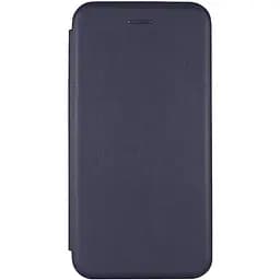 Шкіряний чохол-книжка Epik Classy для Realme 10 4G Темно-синій