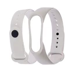 Силиконовый ремешок для Xiaomi Mi Band 3/4, 02 белый