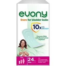 Прокладки урологические для женщин Evony Long 4 капли 24 шт.