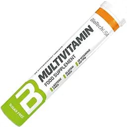 Вітаміни та мінерали BioTech Multivitamin 20 шипучих таблеток Апельсин