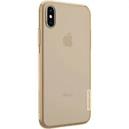 Чохол-накладка Nillkin TPU Nature Case Apple iPhone X Brown - мініатюра 5