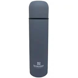 Термос Krauzer Soft Touch нержавеющая сталь 500 мл графит (90-500 Craphite ST)