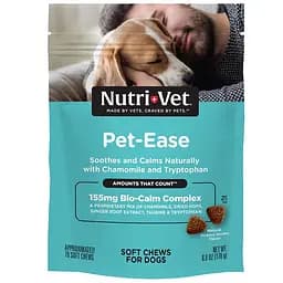 Nutri-Vet Pet-Ease Soft Chews нутри-вет антистресс успокаивающее средство для собак жевательные таблеток 70 шт