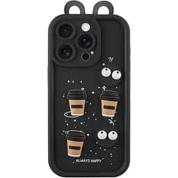 Чехол Epik TPU Toys Case with Ears для Apple iPhone 15 Pro 6.1 Black