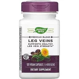 Натуральна добавка Nature's Way Leg Veins, 120 вегакапсул