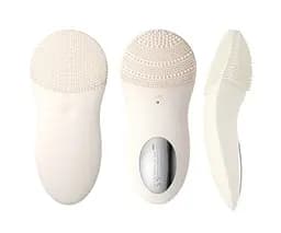TOUCHBeauty TB-1788, Силіконова щітка для очищення обличчя з вібрацією Тач Б'юті, айворі - мініатюра 2