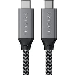Кабель Satechi USB4 C to C Cable 100W Space Gray 0.25 м (ST-U4C25M) - мініатюра 4
